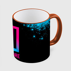 Кружка 3D Paramore - neon gradient, цвет: 3D-оранжевый кант