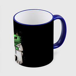 Кружка 3D Время пришло - 2024, цвет: 3D-синий кант