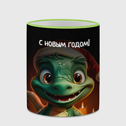 Кружка 3D С новым годом дракона, цвет: 3D-светло-зеленый кант — фото 2