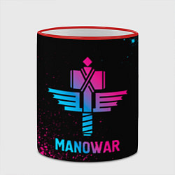 Кружка 3D Manowar - neon gradient, цвет: 3D-красный кант — фото 2