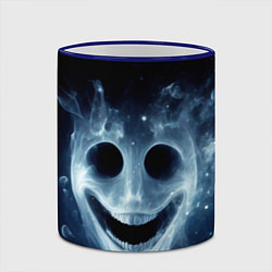Кружка 3D Хэллоуин - улыбка привидения, цвет: 3D-синий кант — фото 2