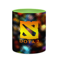 Кружка 3D Dota allgame, цвет: 3D-белый + светло-зеленый — фото 2