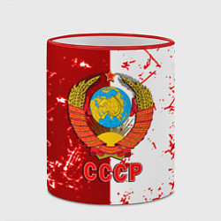 Кружка 3D СССР ретро символика, цвет: 3D-красный кант — фото 2