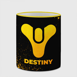 Кружка 3D Destiny - gold gradient, цвет: 3D-желтый кант — фото 2
