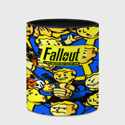 Кружка 3D Fallout logo game, цвет: 3D-белый + черный — фото 2