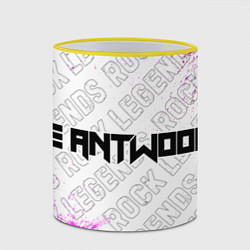 Кружка 3D Die Antwoord rock legends по-горизонтали, цвет: 3D-желтый кант — фото 2