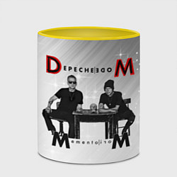 Кружка 3D Depeche Mode - Mememto Mori Dave and Martin, цвет: 3D-белый + желтый — фото 2