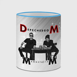 Кружка 3D Depeche Mode - Mememto Mori Dave and Martin, цвет: 3D-небесно-голубой кант — фото 2