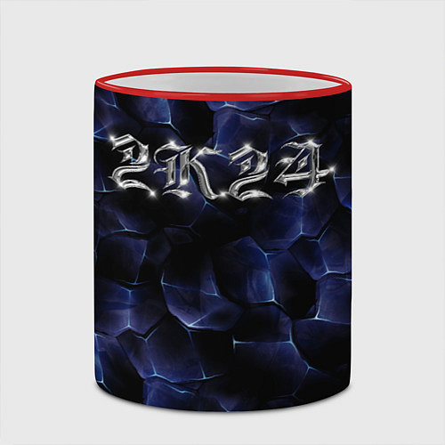 Кружка цветная 2k24 / 3D-Красный кант – фото 2