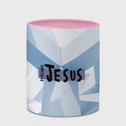 Кружка 3D Personal Jesus by Depeche Mode, цвет: 3D-белый + розовый — фото 2
