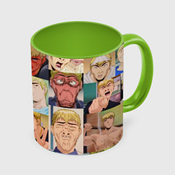 Кружка 3D ГТО - Эйкити, цвет: 3D-белый + светло-зеленый