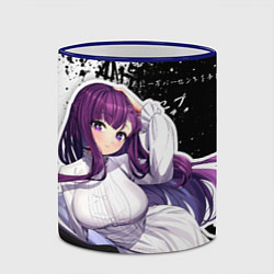 Кружка 3D Ферн из аниме, цвет: 3D-синий кант — фото 2