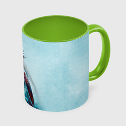 Кружка 3D Within Temptation ritual, цвет: 3D-белый + светло-зеленый