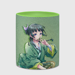 Кружка 3D Монолог фармацевта Маомао, цвет: 3D-белый + светло-зеленый — фото 2