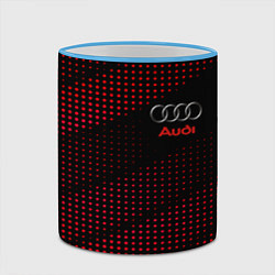 Кружка 3D Audi sportdot, цвет: 3D-небесно-голубой кант — фото 2