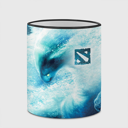 Кружка цветная Dota 2 - Morphling / 3D-Черный кант – фото 2