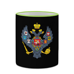Кружка 3D Держава герб Российской империи, цвет: 3D-светло-зеленый кант — фото 2