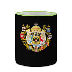 Кружка 3D Россия герб славянский, цвет: 3D-светло-зеленый кант — фото 2