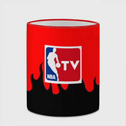 Кружка 3D NBA sport flame, цвет: 3D-красный кант — фото 2