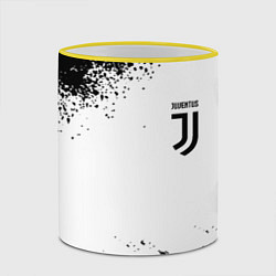 Кружка 3D Juventus sport color black, цвет: 3D-желтый кант — фото 2