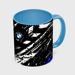 Кружка цветная BMW stripes color auto sport