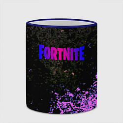 Кружка 3D Fortnite неоновый краски, цвет: 3D-синий кант — фото 2