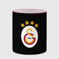 Кружка 3D Galatasaray logo fc, цвет: 3D-розовый кант — фото 2