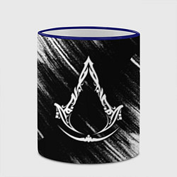 Кружка 3D Assassins creed Mirage - потертости, цвет: 3D-синий кант — фото 2