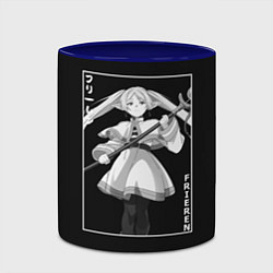 Кружка 3D Frieren waifu, цвет: 3D-белый + синий — фото 2