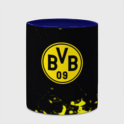 Кружка 3D Borussia краски жёлтые, цвет: 3D-белый + синий — фото 2
