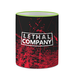 Кружка 3D Lethal Company: Red Trail, цвет: 3D-светло-зеленый кант — фото 2