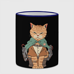 Кружка 3D Anime cat, цвет: 3D-синий кант — фото 2