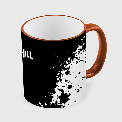 Кружка цветная Silenthill краски / 3D-Оранжевый кант – фото 1
