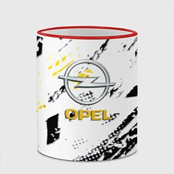 Кружка 3D Opel краски, цвет: 3D-красный кант — фото 2