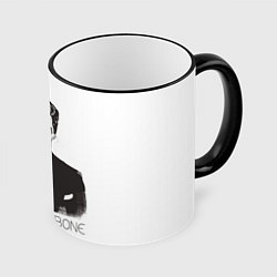 Кружка 3D My name is Bone, цвет: 3D-черный кант