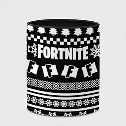 Кружка 3D Fortnite epic games pattern, цвет: 3D-белый + черный — фото 2