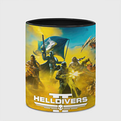 Кружка 3D Helldivers 2: Confrontation, цвет: 3D-белый + черный — фото 2