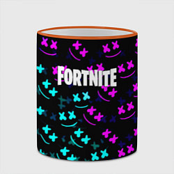 Кружка 3D Marshmello neon fortnite, цвет: 3D-оранжевый кант — фото 2