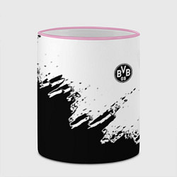 Кружка 3D Borussia sport краски, цвет: 3D-розовый кант — фото 2