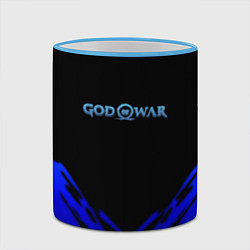 Кружка 3D God of War geometry steel, цвет: 3D-небесно-голубой кант — фото 2