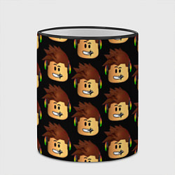 Кружка 3D Игра Роблокс, цвет: 3D-черный кант — фото 2