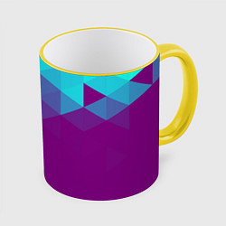 Кружка цветная Geometry polygonal psy