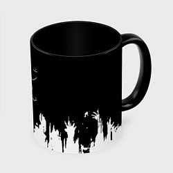 Кружка цветная Doom logo краски