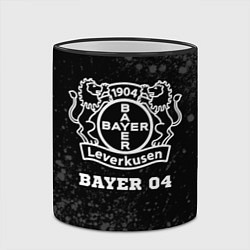 Кружка 3D Bayer 04 sport на темном фоне, цвет: 3D-черный кант — фото 2