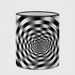 Кружка 3D Оптическая иллюзия спиральное заклинание, цвет: 3D-черный кант — фото 2