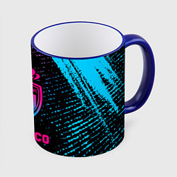 Кружка 3D Monaco - neon gradient, цвет: 3D-синий кант