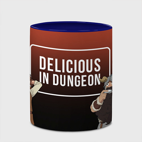 Кружка цветная Delicious in Dungeon - Characters / 3D-Белый + синий – фото 2