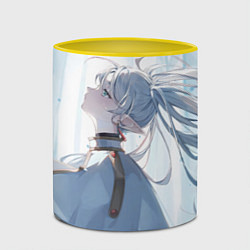 Кружка 3D Sousou no Frieren, цвет: 3D-белый + желтый — фото 2