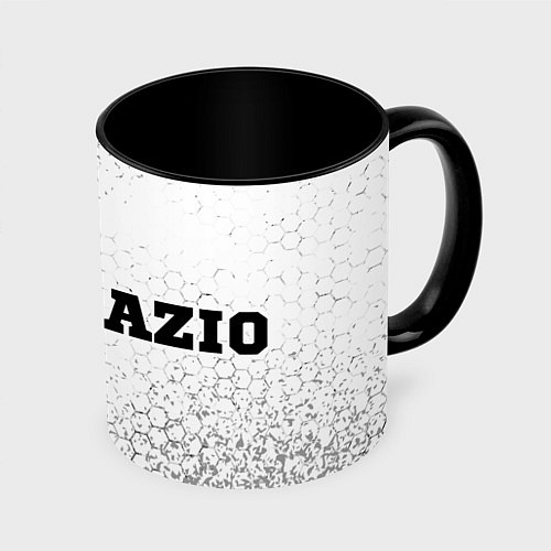 Кружка цветная Lazio sport на светлом фоне по-горизонтали / 3D-Белый + черный – фото 1
