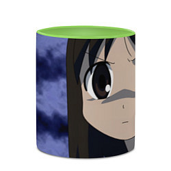 Кружка 3D Azumanga Daioh Аюму Касуга, цвет: 3D-белый + светло-зеленый — фото 2